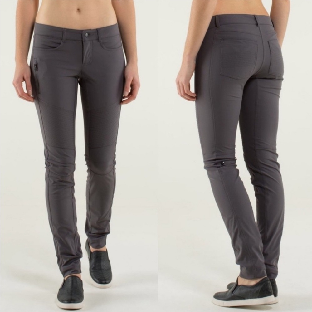 Lululemon Bust a Move pant size 6 Like new condition. Color Soot Lite